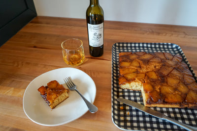 Spiced Pineapple Upside-Down Cake with Select Cluster Riesling